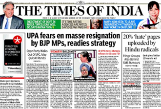 Times of india e paper